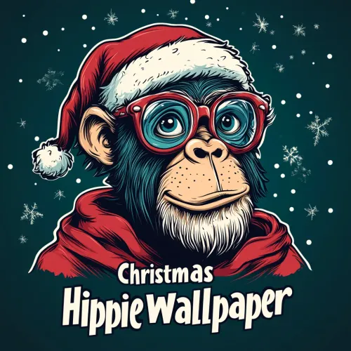 Christmas Hippie Wallpaper