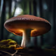"Luminiscente pesadilla surrealista: seta humana con piel intrincada"