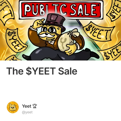 The $YEET Sale