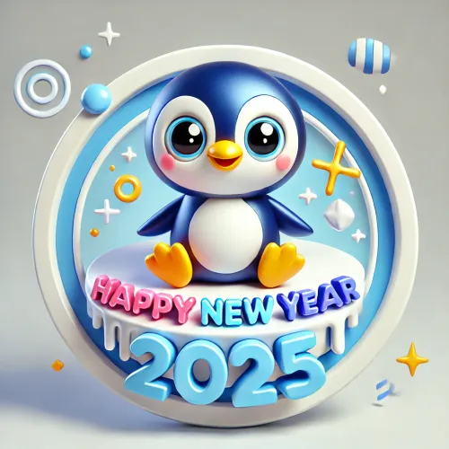 PENGUNE HAPPY NEW YEAR 2025