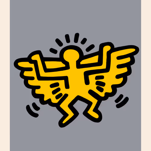 Haring - Flying Man