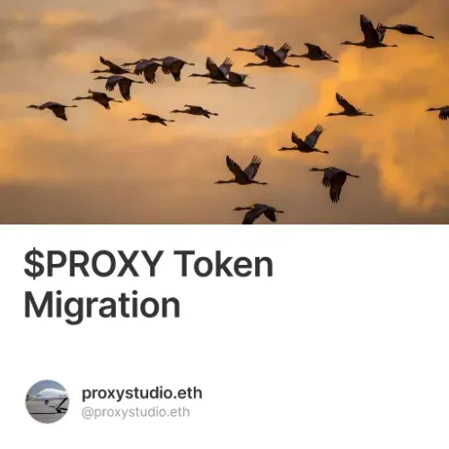 $PROXY Token Migration