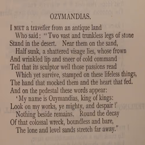 Ozymandias