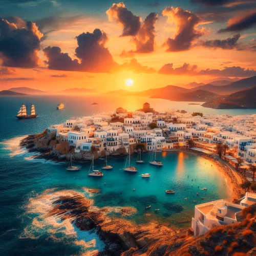 naxos in the morning