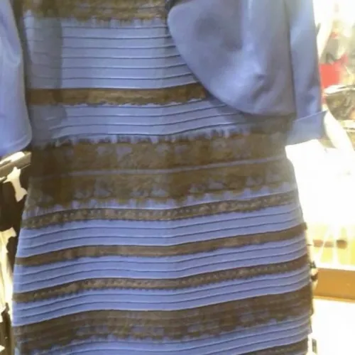 What color is this dress? Blue/Black or White/Gold