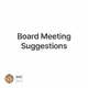 Board Meeting Suggestions