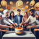 Cryptocurrency cake