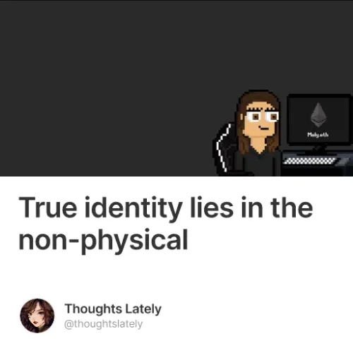 True identity lies in the non-physical