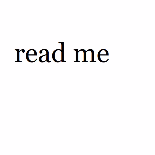 Read me