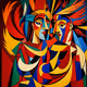 Eternal Cubism: A Dance of Two Souls