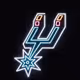 Spurs neon logo