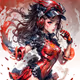 Bloody mecha girl