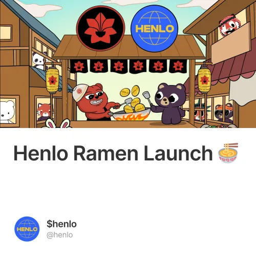 Henlo Ramen Launch 🍜