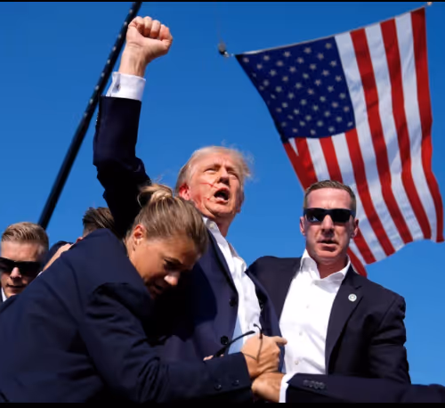 DONALD TRUMP UNFAZED