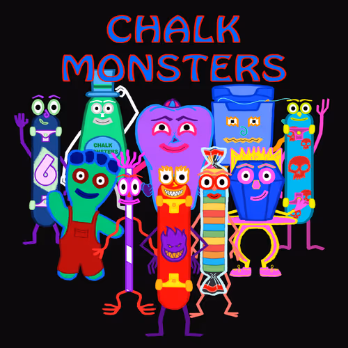 Chalk Monsters on Zora