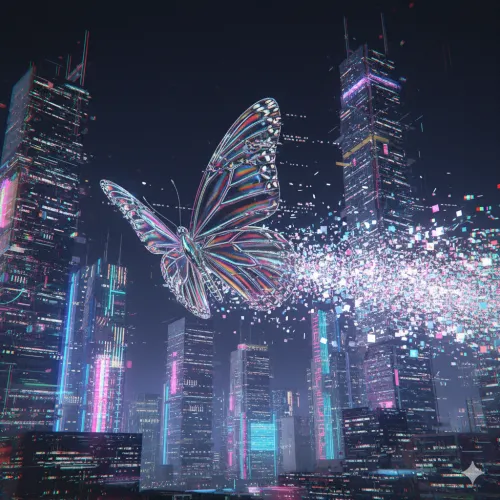 Neon Monarch #001
