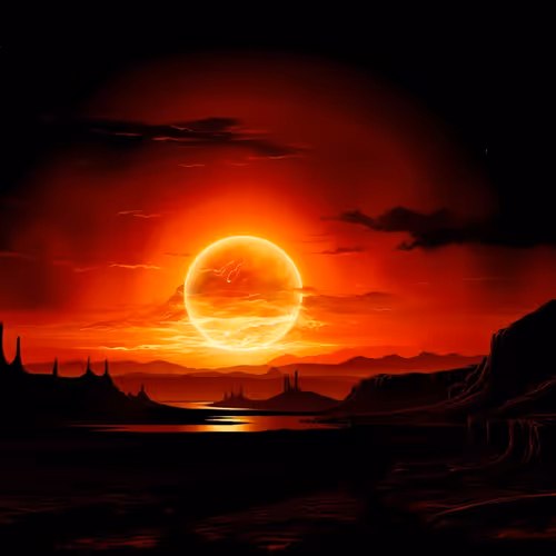 sun set