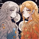 The sun and the moon