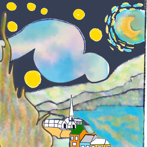 starry nights 2.0 by William manier IV damn my ear always hurts