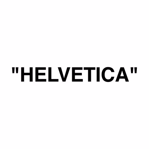 "HELVETICA"