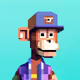 3D Bored Ape Pixel