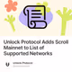Unlock Protocol Adds Scroll Mainnet to List of Supported Networks