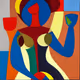 Amazigh Cubist Artwork