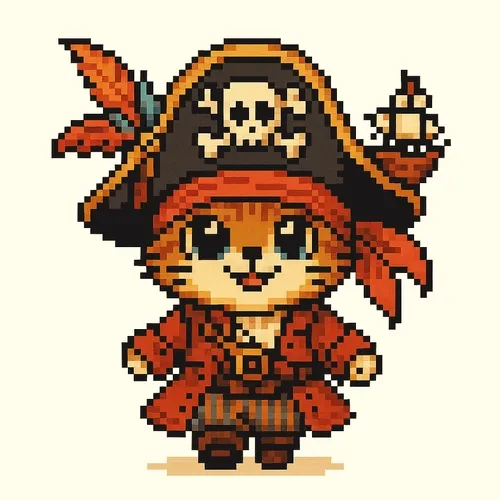 Pixel Pirates: The Feline Crew