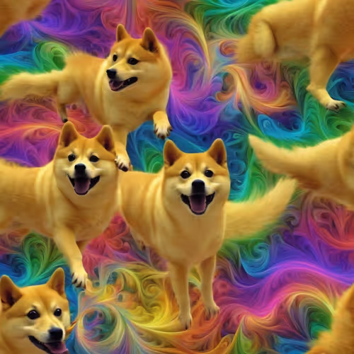 Fractal Rainbow Doge