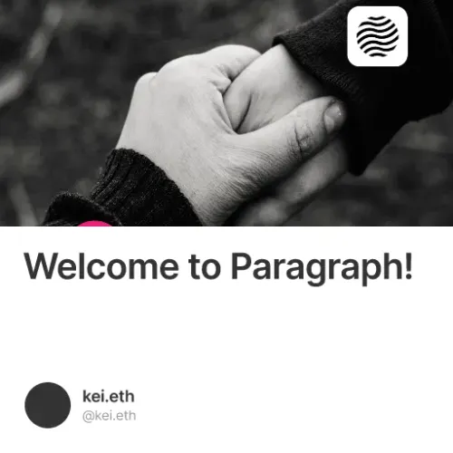Welcome to Paragraph!