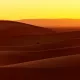 Sunset in the Sahara
