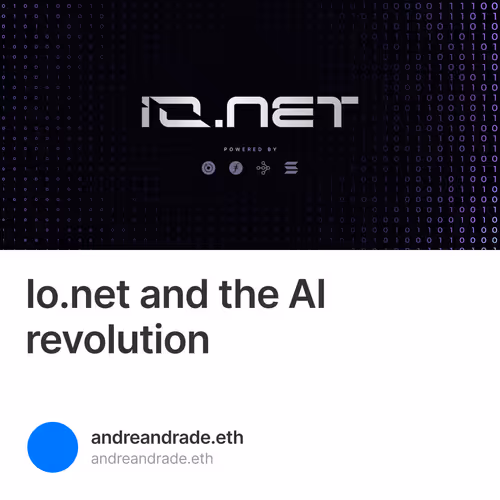 Io.net and the AI revolution