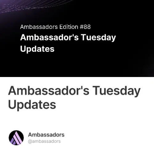 Ambassador's Tuesday Updates