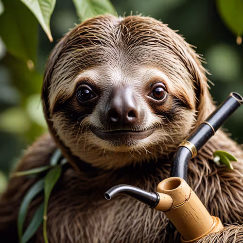 Sloth Enjoying Laziness