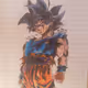 Mi dibujo de Goku. Soy Benja.