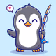 Fishing pengu