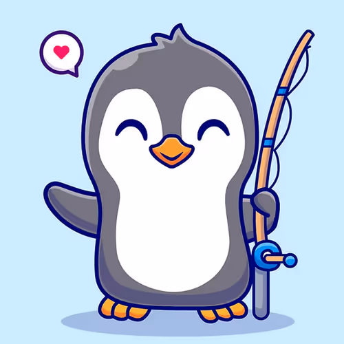 Fishing pengu