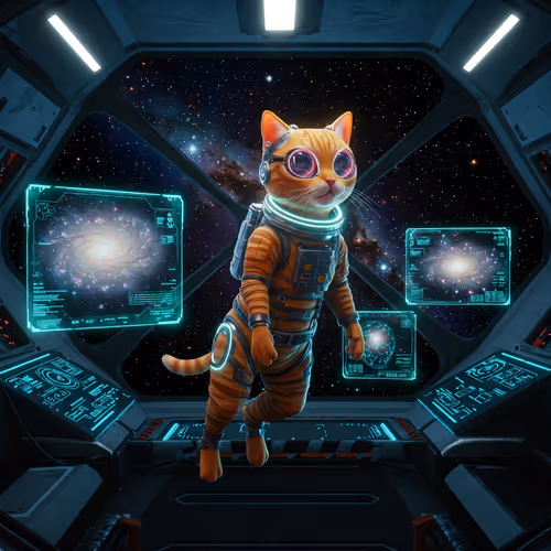 Cosmic Voyager: The Cyber Cat