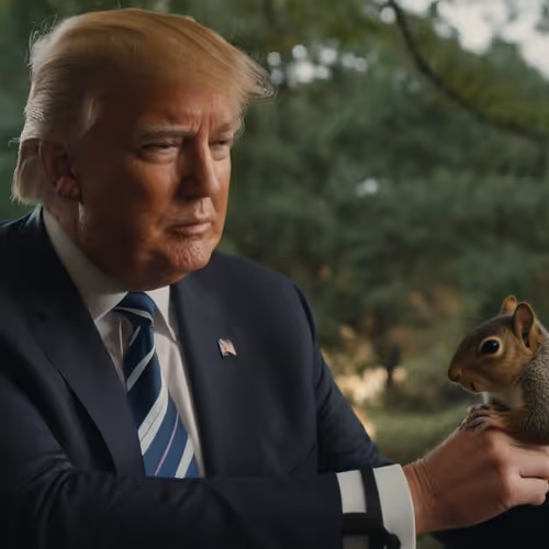 Trump with justice for Peanut