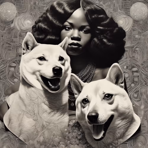 e dogs, na her forever mates, no gree leave her lone