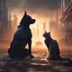 dog with cat