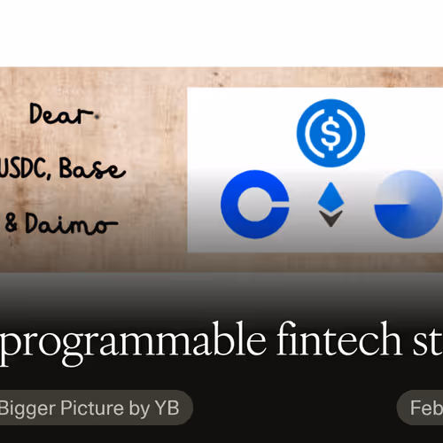 The programmable fintech stack