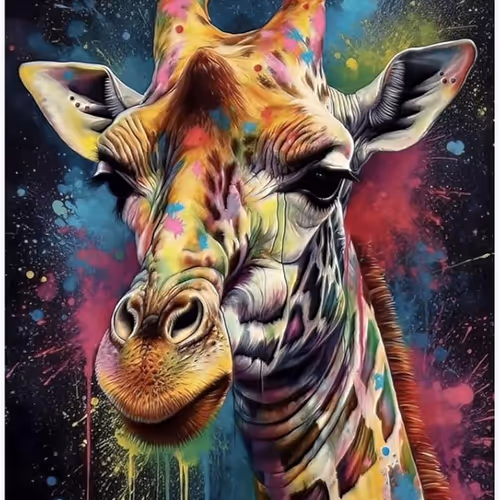 Giraffe art