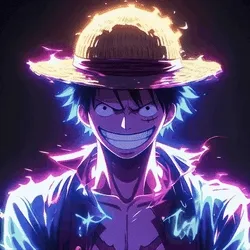 Neon Anime World Art