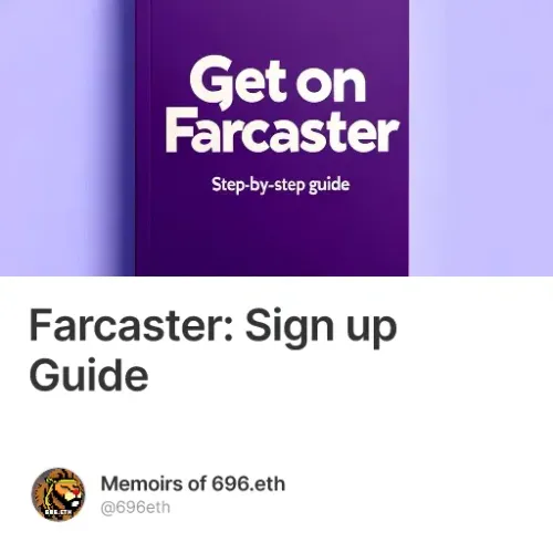 Farcaster: Sign up Guide