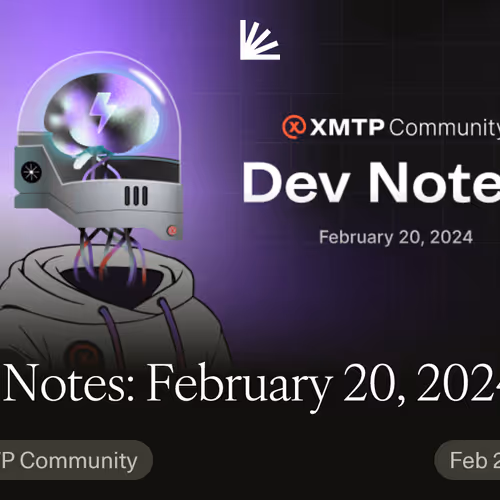 Dev Notes: February 20, 2024