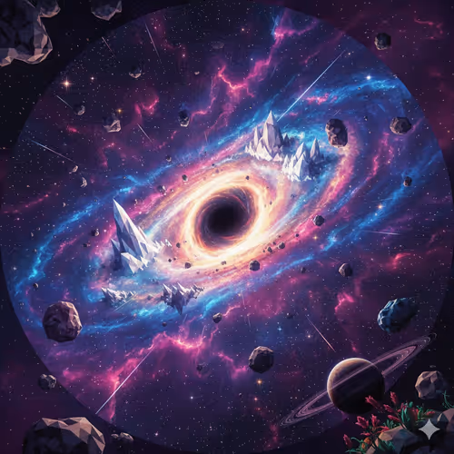 Cosmic Crystal Abyss