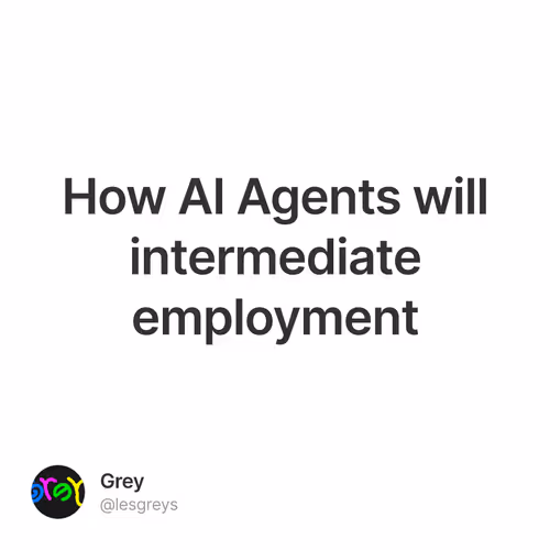 How AI Agents will intermediate employment
