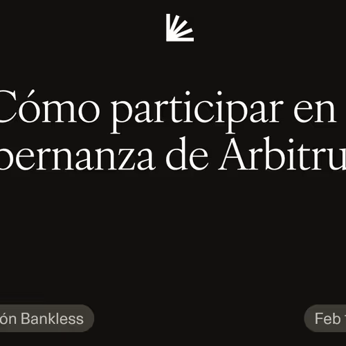 ¿Cómo participar en la gobernanza de Arbitrum?