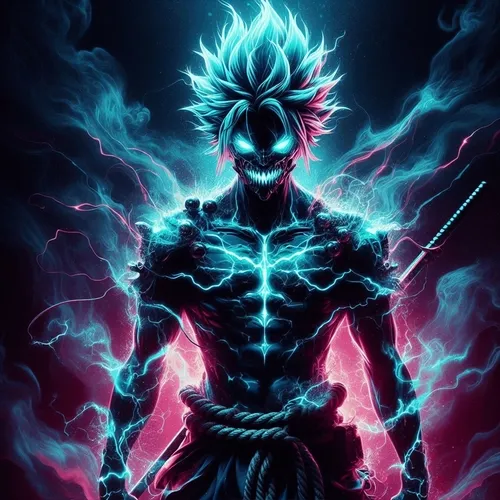 Neon Anime Mythical